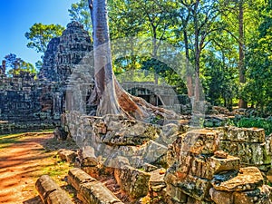 Banteay Kdei temple at Angkor Thom, Siem Reap, Cambodia