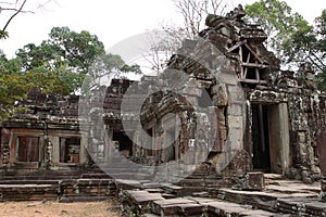 Banteay Kedi Temple in Angkor photo