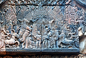 Banteay srei relief