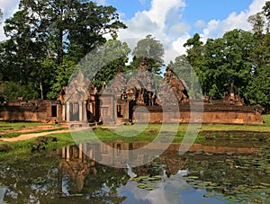 Banteay Srei Temple. Angkor. Siem Reap, Cambodia.