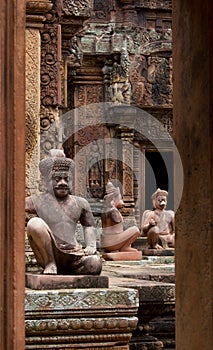 Banteay Srei temple in Angkor Wat