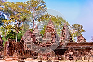 Banteay Srei Temple The beautiful ancient castle, Siem Reap, Cambodia