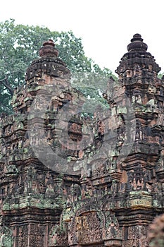 BANTEAY SREI TEMPLE IN SIEM REAP, CAMBODIA