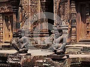 Banteay Srei Temple, Siem Reap Province, Angkor's Temple Complex Site listed as World Heritage