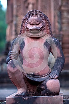 Banteay Srey Temple in Angkor Area, Cambodia