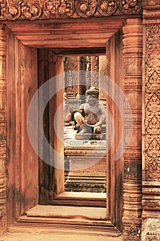 Banteay Srey temple, Angkor area, Siem Reap, Cambodia