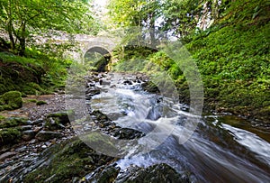 Banvie Burn in the Scottish Highlands