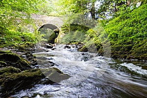 Banvie Burn in the Scottish Highlands