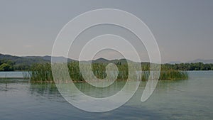 Banyoles lake in catalonia, spain