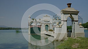 Banyoles lake in catalonia, spain