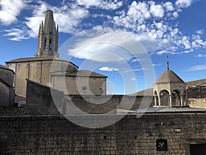 Banys Arabs and the Basilica de Sant Feliu