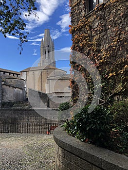 Banys Arabs and the Basilica de Sant Feliu