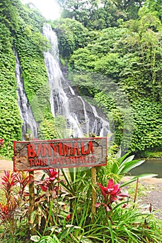 Banyumala waterfall at Buleleng regency of Bali - Indonesia