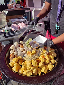 Bao, Pan Fried Buns, Smorgasburg, Williamsburg, Brooklyn, NYC, NY, USA