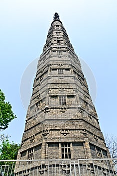 The Baochu Pagoda in Hangzhou