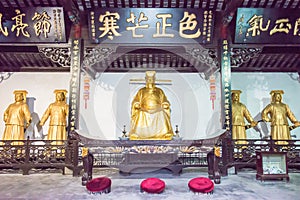 Baogong Temple. a famous historic site in Hefei, Anhui, China.