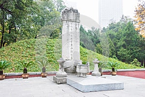 Baogong tomb. a famous historic site in Hefei, Anhui, China.
