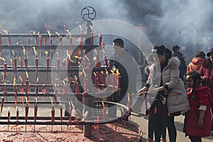 Baoguo temple in mount emei,china
