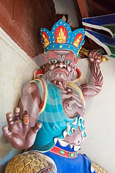 Baoxiang temple at Shibaoshan Mountain(Shibaoshan Shiku). a famous historical site of Jianchuan, Yunnan, China.