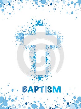 Baptism card for male