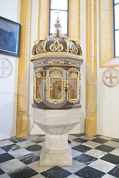 Baptismal font of Church Mary Woerth