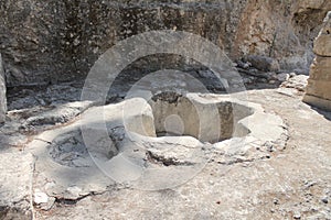 Baptismal Font, Emmaus Nicopolis, Israel