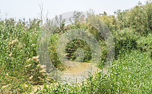 Baptismal site on Jordan River in Qasr el Yahud, Israel