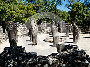 The Baptistery in Archaeological site of Butrinto