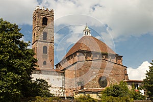 Baptistery and church , Lucca photo