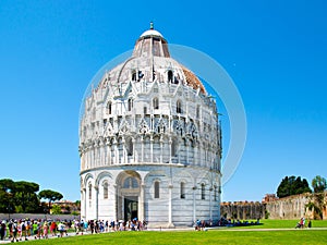 Baptistery of St. John, Roman Catholic ecclesiastical building in Pisa, Tuscany, Italy