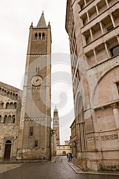 Baptistry and Duomo - Parma - Italy