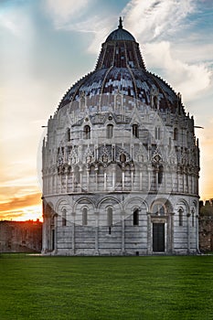 Baptistry of Pisa, Tuscany, Italy