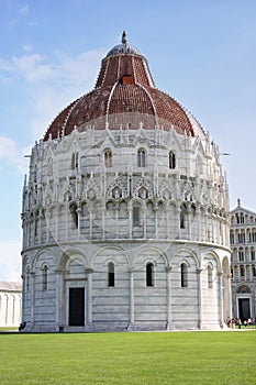 Baptistry of St. John in Pisa, Tuscany, Italy