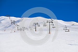 Baqueira Beret in Lerida Catalonia ski spot resort in Aran Valley