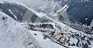 Baqueira on a gelid morning photo