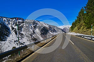 Baqueira village in Lerida Catalonia ski