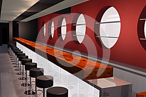 Bar 3D render image