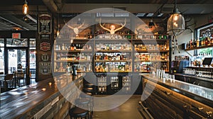 The bar in the back of the gallery serves up drinks with clever westerninspired names such as The Lone Star and Wild photo