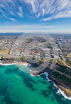 Bar beach and Cooks Hill Newcastle Australia