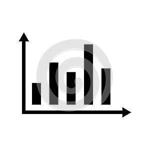 Bar, chart, graph vector icon