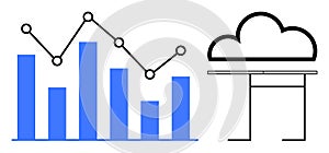 Data Analytics Representation with Graph and Cloud Storage Concept