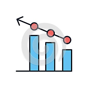 Bar Chart related vector icon