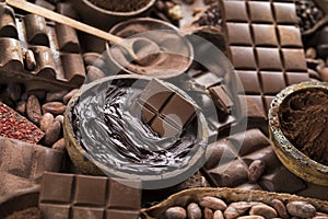 Bar Of Chocolate, Cocoa Beans