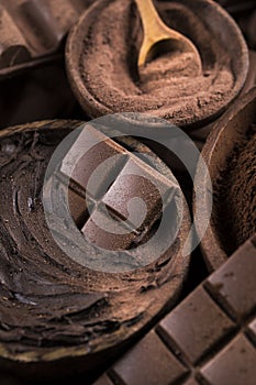 Bar Of Chocolate, Cocoa Beans