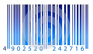 Bar code in color lighting