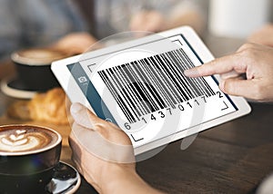 Bar Code Data Identification Encryption Concept