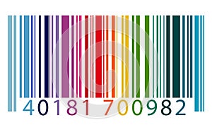 Bar Code Identity Marketing Data Encryption Concept