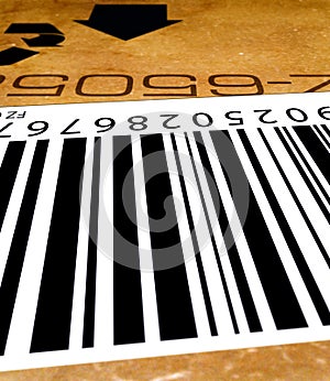 Bar code label photo