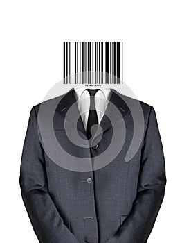 Bar code man