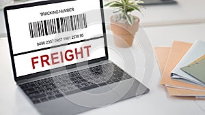 Bar Code Order Tracking Number Concept